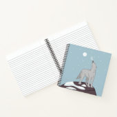 Howling Arctic Wolf Notizbuch (Innenseite)