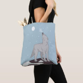 Howling Arctic Wolf Tasche (Von Nahem)
