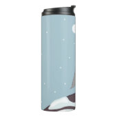 Howling Arctic Wolf Thermosbecher (Nach links gedreht)