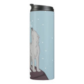 Howling Arctic Wolf Thermosbecher (Nach rechts gedreht)