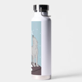 Howling Arctic Wolf Trinkflasche (Links)