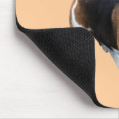 Howling Beagle Niedlich Dog Mousepad (Ecke)