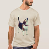 Howling Beagle Niedlich Dog T-Shirt (Vorderseite)