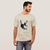 Howling Beagle Niedlich Dog T-Shirt (Vorne ganz)