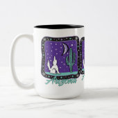 Howling Coyote Arizona Zweifarbige Tasse (Links)