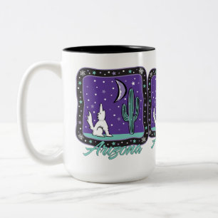 Howling Coyote Arizona Zweifarbige Tasse