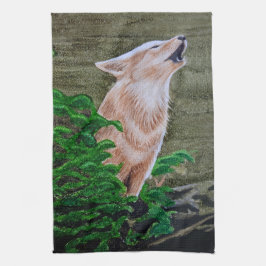 Howling Coyote Geschirrtuch