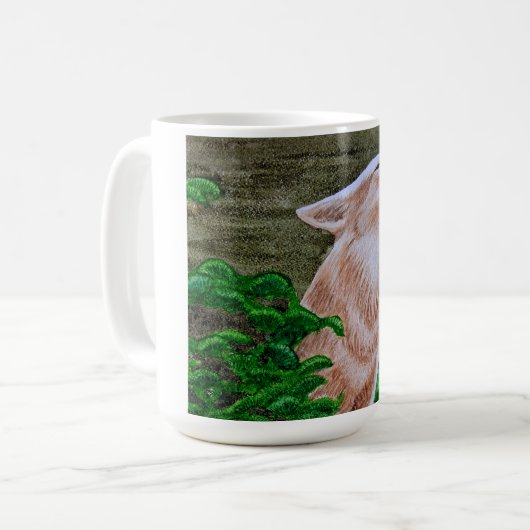 Howling Coyote Kaffeetasse (Vorderseite Links)