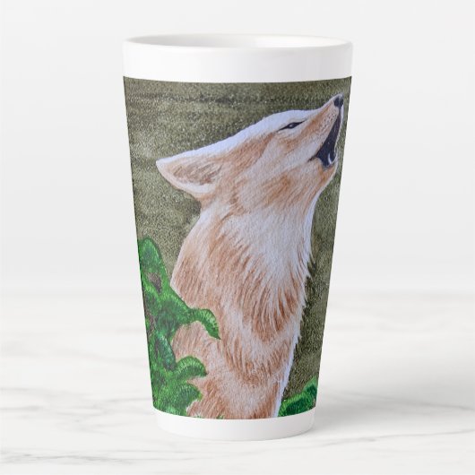 Howling Coyote Milchtasse (Vorderseite)