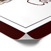 Howling Coyote Original Watercolor Animal Poster (Ecke)