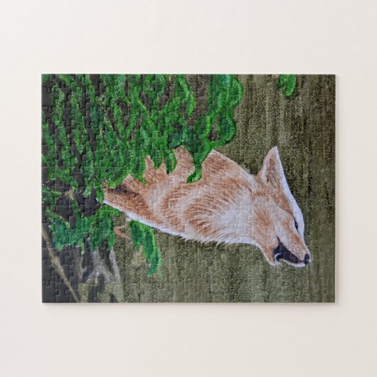 Howling Coyote Puzzle (Horizontal)