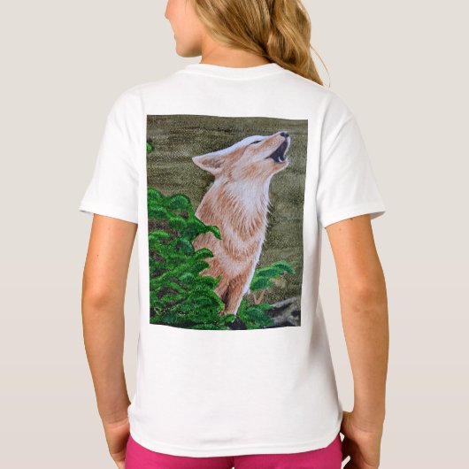 Howling Coyote T-Shirt (Rückseite)