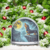 Howling Dackel Schneekugeln (Weihnachten)