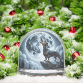 Howling Dackel Schneekugeln (Weihnachten)