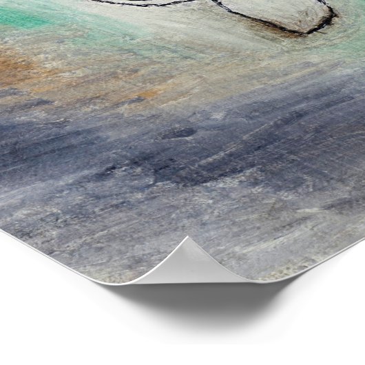 Howling Dog (1928) von Paul Klee Poster (Ecke)