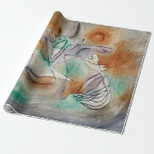 Howling Dog von Paul Klee Geschenkpapier (Ungerollt)