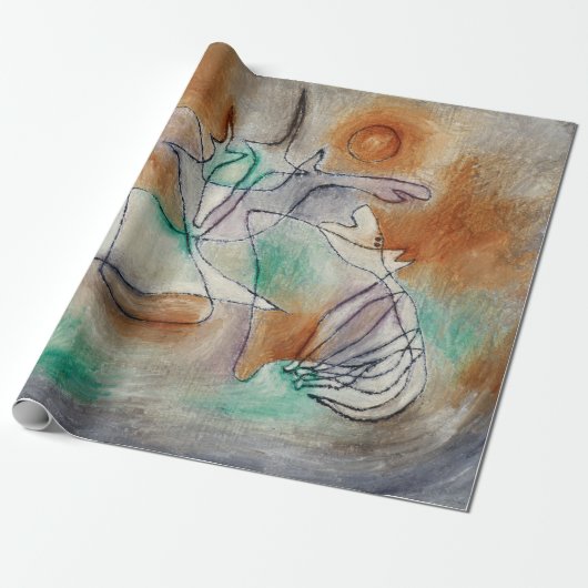 Howling Dog von Paul Klee Geschenkpapier (Ungerollt)
