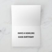 HOWLING FAPPY BIRTHDAY KARTE (Innenseite)