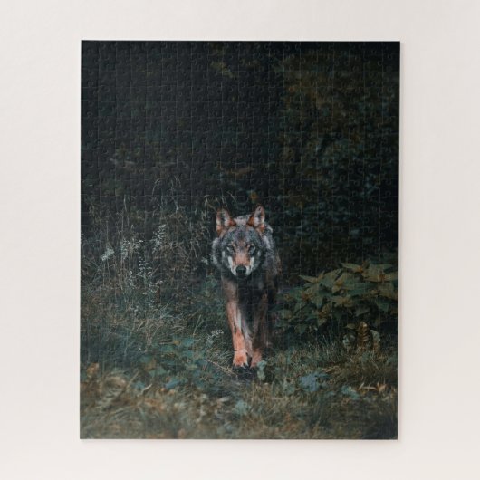 Howling Fun: Tauchen Sie in unser Wolf-Puzzle Puzzle (Vertikal)