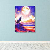 howling leinwanddruck (Insitu (Holzboden))