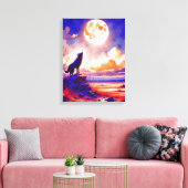 howling leinwanddruck (Insitu (Wohnzimmer))