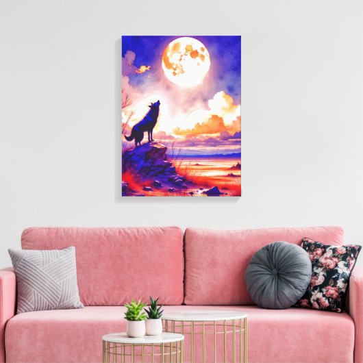 howling leinwanddruck (Insitu (Wohnzimmer))