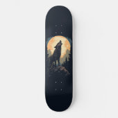 Howling Lone Wolf Skateboard Deck (Vorderseite)