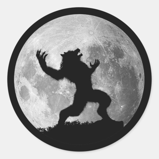 Howling Mad Werewolf Sticker (Vorderseite)
