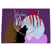 Howling Night A Friends Fun Gift Bag Große Geschenktüte (Vorderseite)