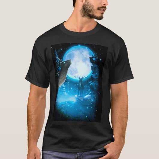 Howling Reindeer T-Shirt (Vorderseite)