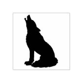 Howling Wolf Animal Rubber Briefmarke Gummistempel (Prägung)