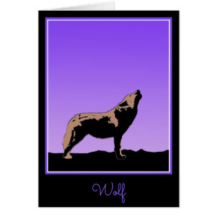 Howling Wolf at Sunset - Original Wildlife Art