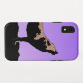 Howling Wolf at Sunset - Original Wildlife Art Case-Mate iPhone Hülle (Rückseite (Horizontal))