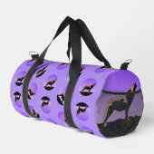 Howling Wolf at Sunset - Original Wildlife Art Duffle Bag (Rechte Ecke)