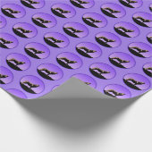 Howling Wolf at Sunset - Original Wildlife Art Win Geschenkpapier (Ecke)