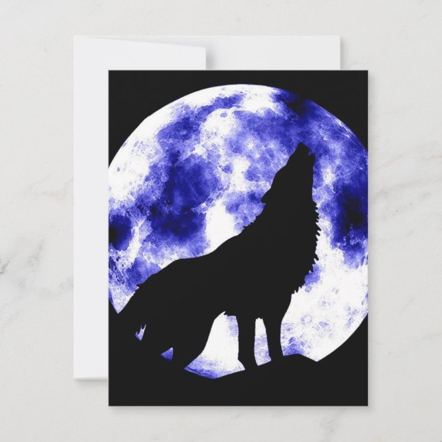 Howling Wolf auf dem Mond (Vorderseite)