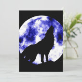 Howling Wolf auf der Einladung zum Mond (Stehend Vorderseite)