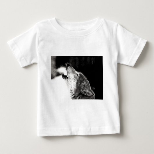 Howling Wolf Baby T-shirt (Vorderseite)
