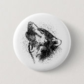 Howling Wolf Button (Vorderseite)