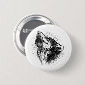Howling Wolf Button (Vorne & Hinten)