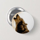 Howling Wolf Button (Vorne & Hinten)