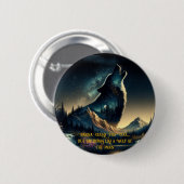 Howling Wolf Button (Vorne & Hinten)