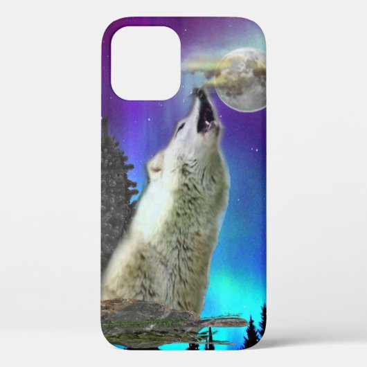 Howling Wolf Case-Mate iPhone Hülle (Rückseite)