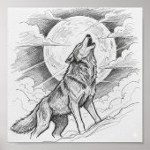 Howling Wolf Concept Art Poster (Vorne)