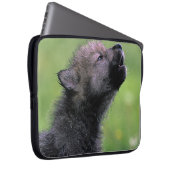 Howling Wolf Cub Laptopschutzhülle (Vorne Rechts)