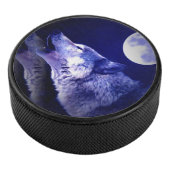 Howling Wolf Eishockey Puck (3/4)