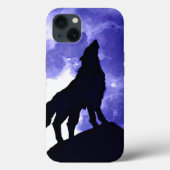 Howling Wolf & Fullmoon Case-Mate iPhone Hülle (Rückseite)