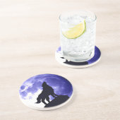 Howling Wolf & Fullmoon Getränkeuntersetzer (Seite)