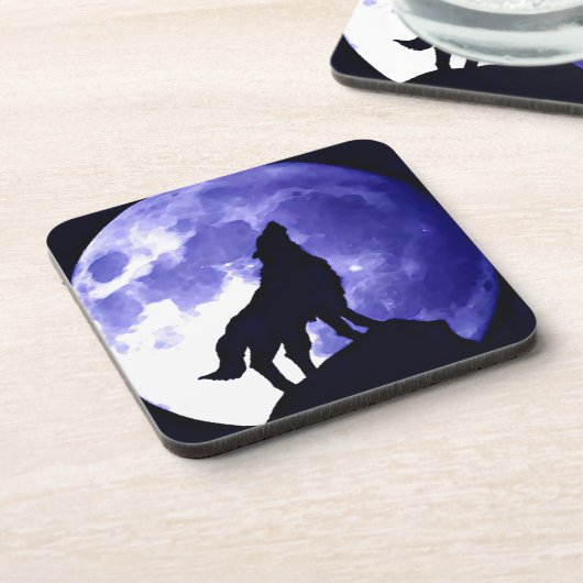 Howling Wolf & Fullmoon Untersetzer (Linke Seite)