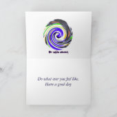 Howling Wolf Geburtstagskarte hinzufügen Karte (Innenseite)